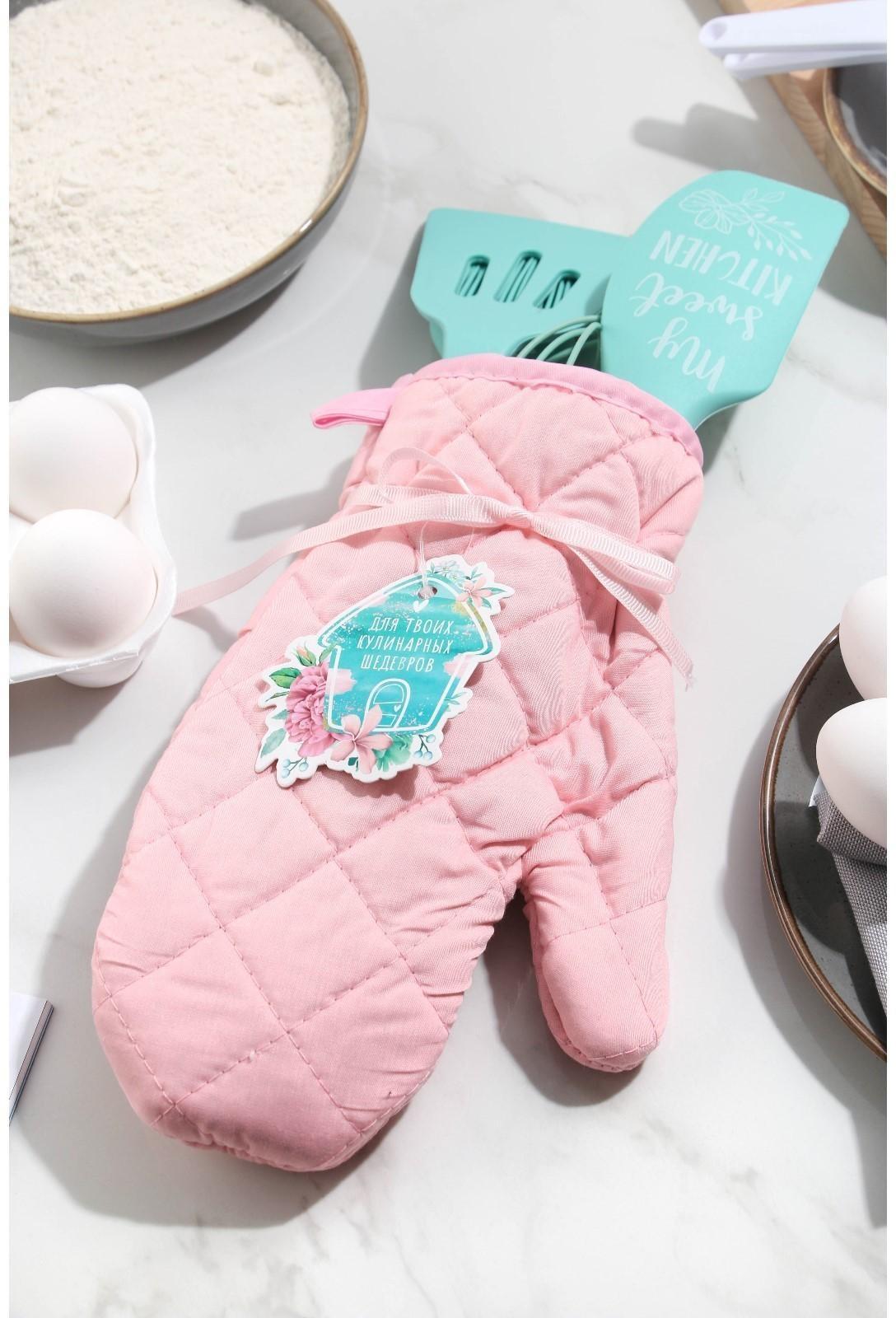 Набор в рукавице 5 шт  33 см х 15 см х 5 см  «Мята»