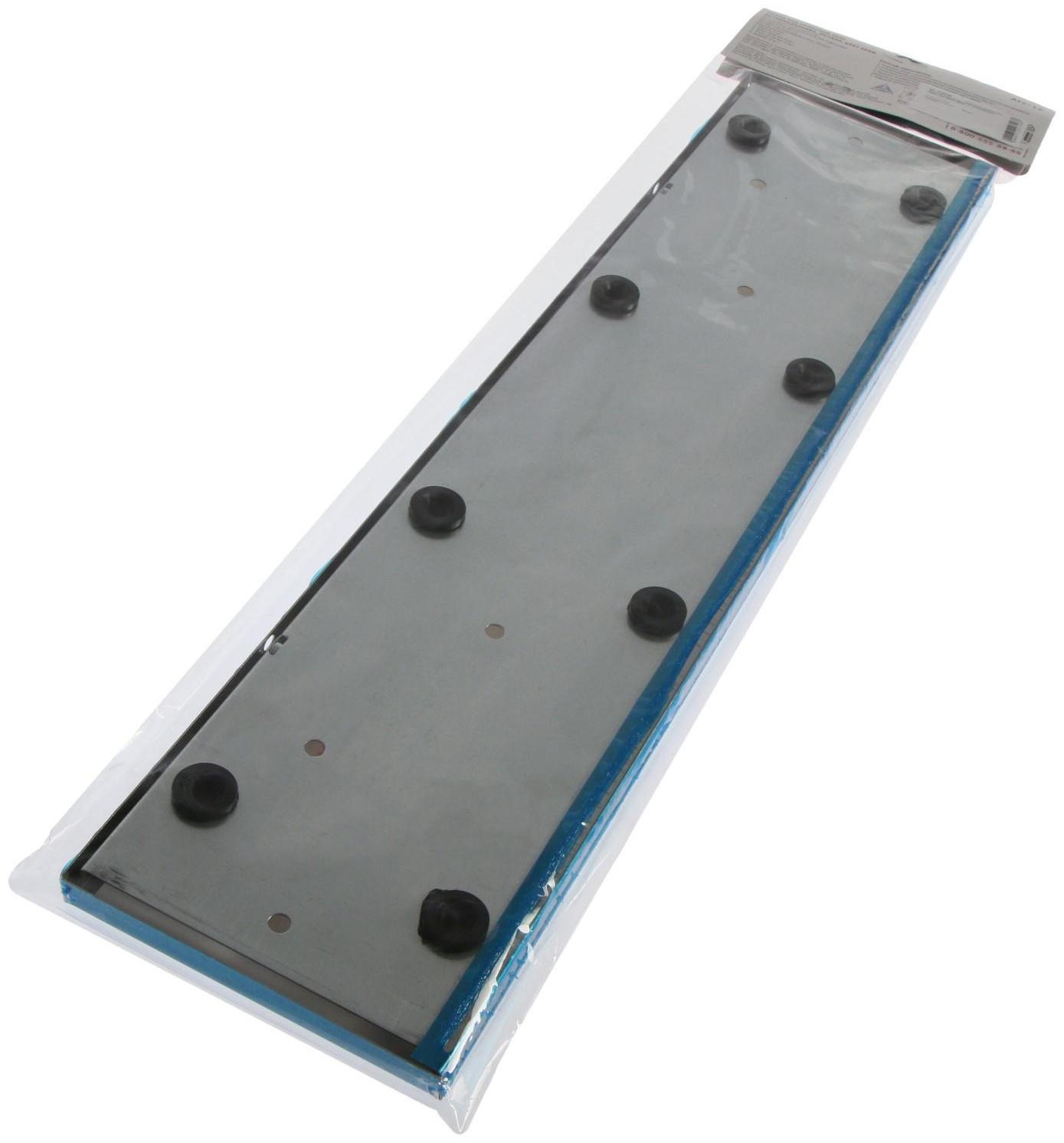 Рамка под номерной знак Airline, антивандальная, металл, хром