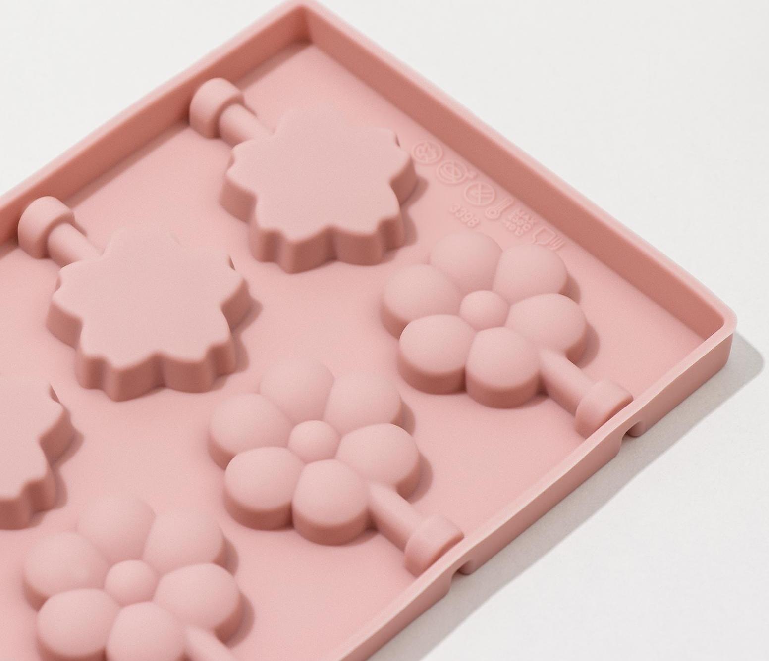 Форма для леденцов Доляна «Клумба», 25×10,5×1 см, 12 ячеек, цвет МИКС