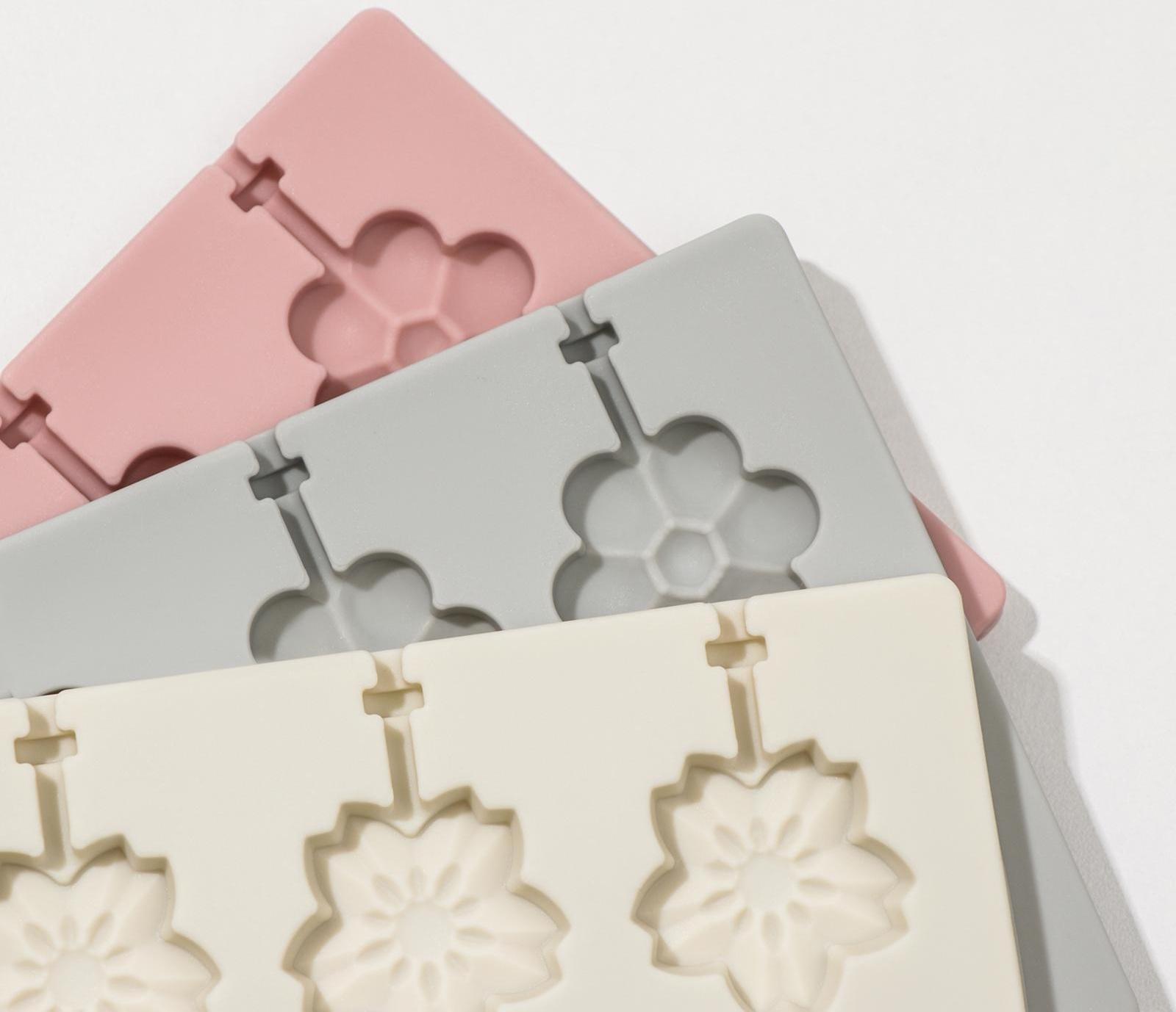 Форма для леденцов Доляна «Клумба», 25×10,5×1 см, 12 ячеек, цвет МИКС