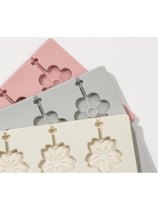 Форма для леденцов Доляна «Клумба», 25×10,5×1 см, 12 ячеек, цвет МИКС