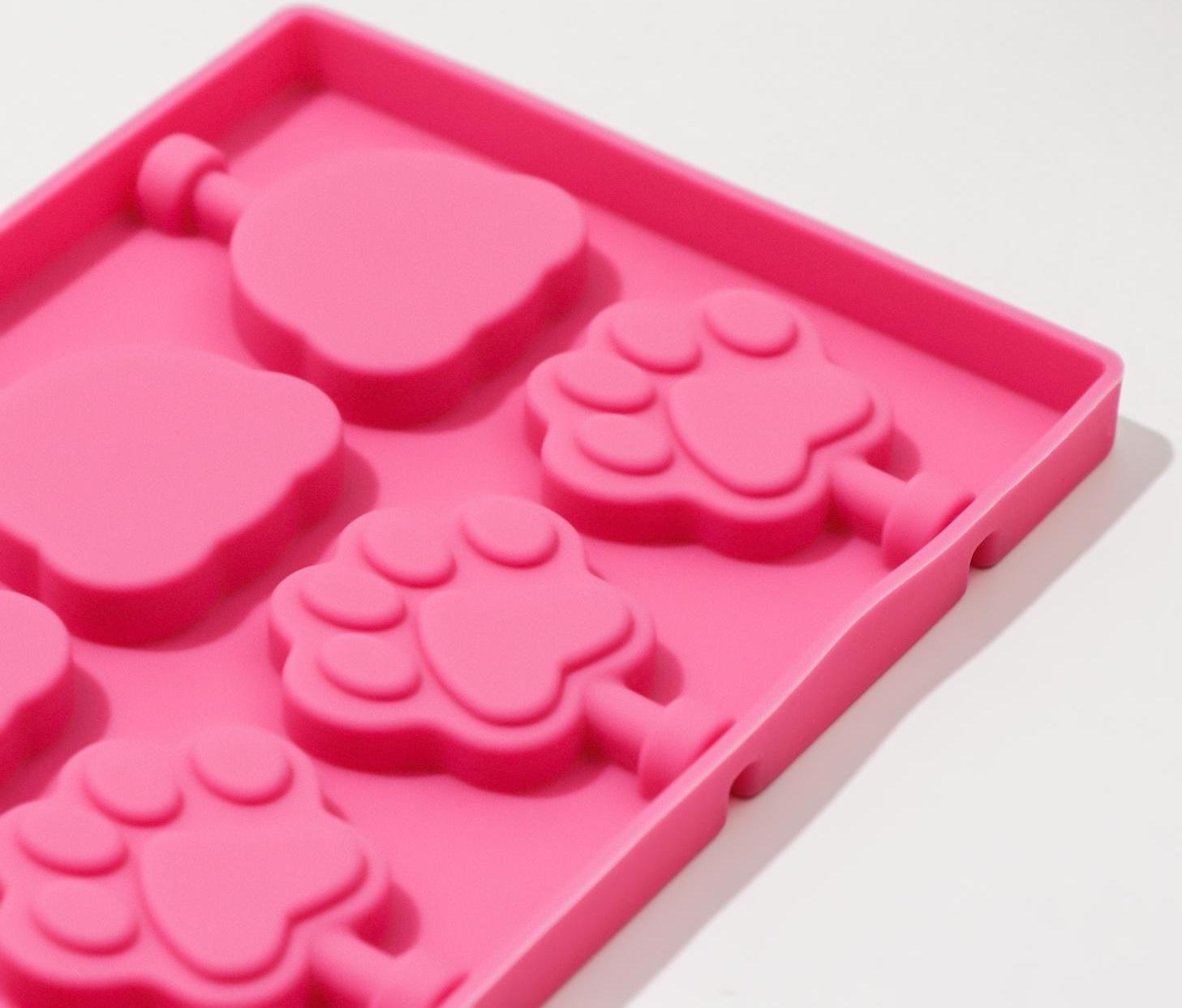 Форма для леденцов Доляна «Мишка», 25×10,5×1 см, цвет МИКС