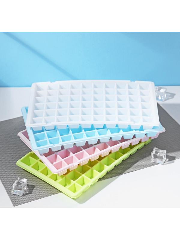 Форма для льда, 60 ячеек, 29×17,5×2 см, цвет МИКС