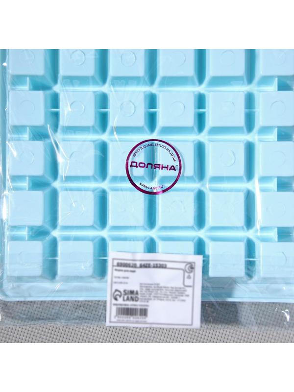 Форма для льда, 60 ячеек, 29×17,5×2 см, цвет МИКС