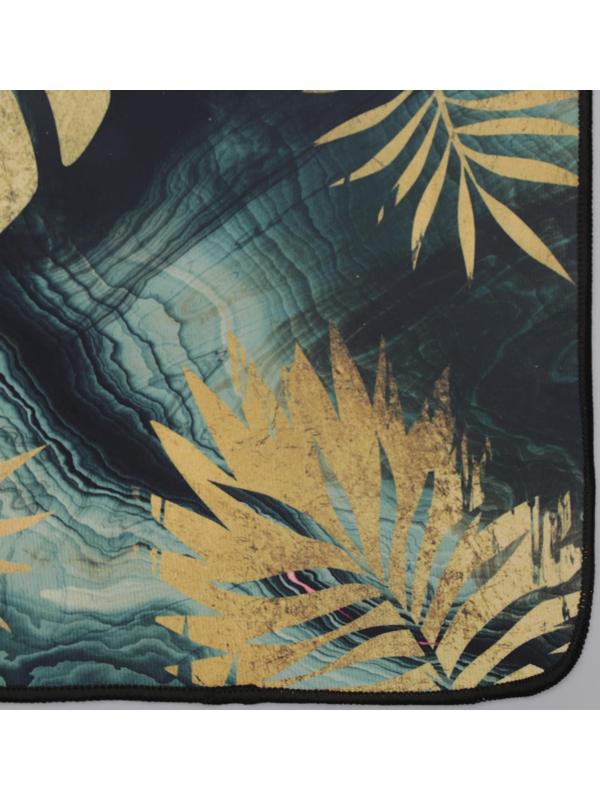 Набор ковриков для ванной и туалета Доляна «Тропический лес», 2 шт: 50×80 см, 50×40 см