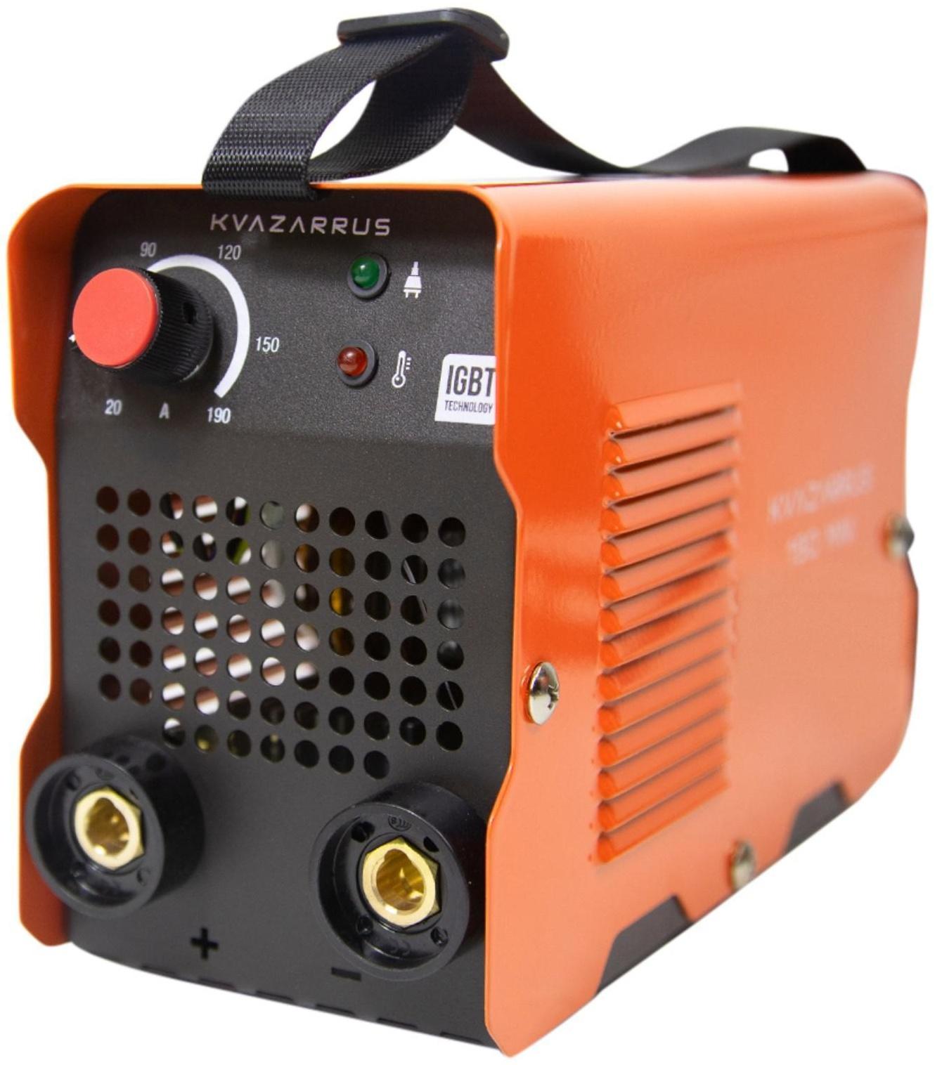 Сварочный аппарат KVAZARRUS 190 mini, 230 В, 6.6 кВт, 20-190 А, электроды d=1.6-4 мм