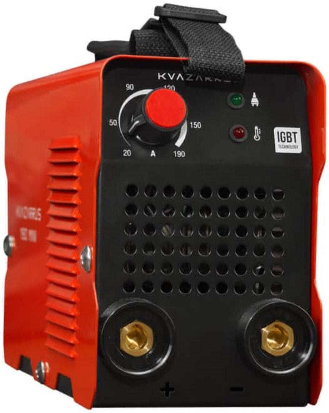 Сварочный аппарат KVAZARRUS 190 mini, 230 В, 6.6 кВт, 20-190 А, электроды d=1.6-4 мм