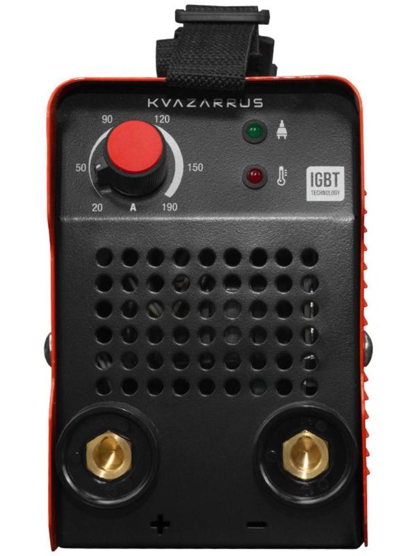 Сварочный аппарат KVAZARRUS 190 mini, 230 В, 6.6 кВт, 20-190 А, электроды d=1.6-4 мм