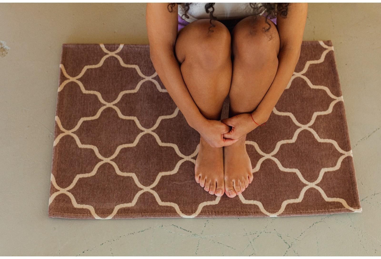 Коврик для ванной SAVANNA «Грация», 60×90 см, цвет коричневый