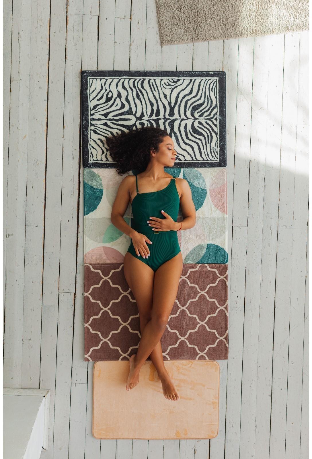 Коврик для ванной SAVANNA «Грация», 60×90 см, цвет коричневый