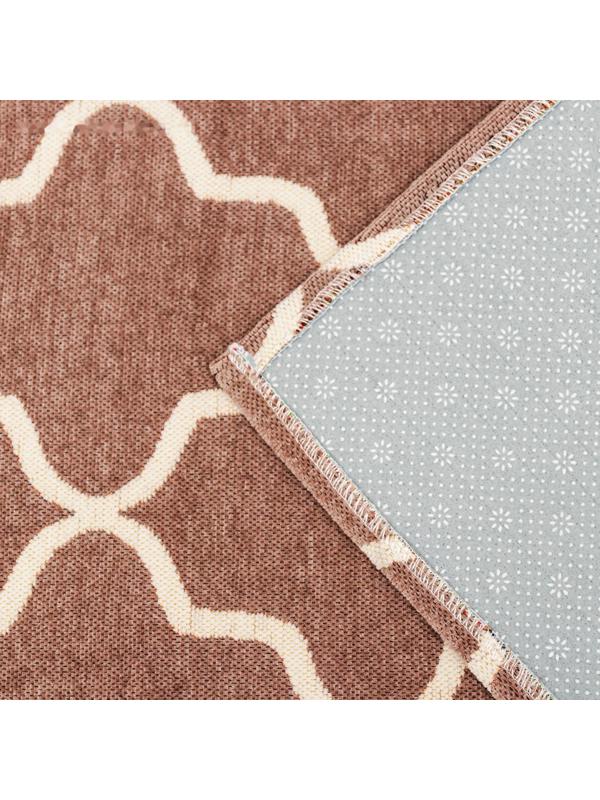 Коврик для ванной SAVANNA «Грация», 60×90 см, цвет коричневый