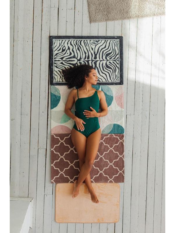 Коврик для ванной SAVANNA «Грация», 60×90 см, цвет коричневый