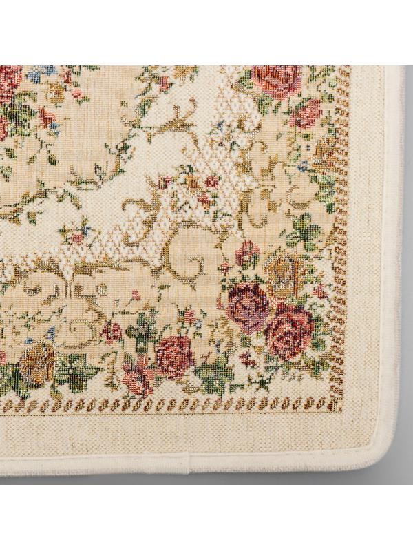 Набор ковриков для ванной и туалета SAVANNA «Розалия», 2 шт: 50×80 см, 40×50 см