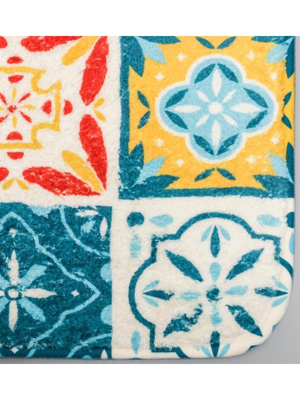 Набор ковриков для ванной и туалета SAVANNA «Мозаика», 2 шт: 50×80 см, 40×50 см