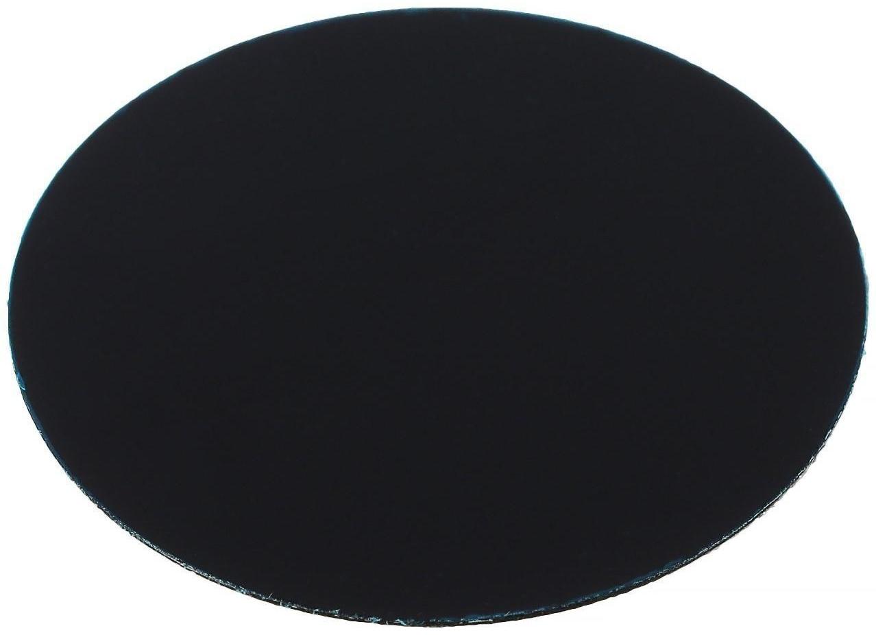 Пластина для магнитных держателей, TORSO, d 3 см, самоклеящаяся, черная