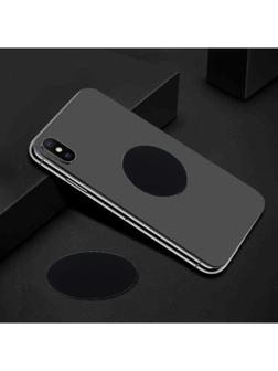 Пластина для магнитных держателей, TORSO, d 4 см, самоклеящаяся, черная