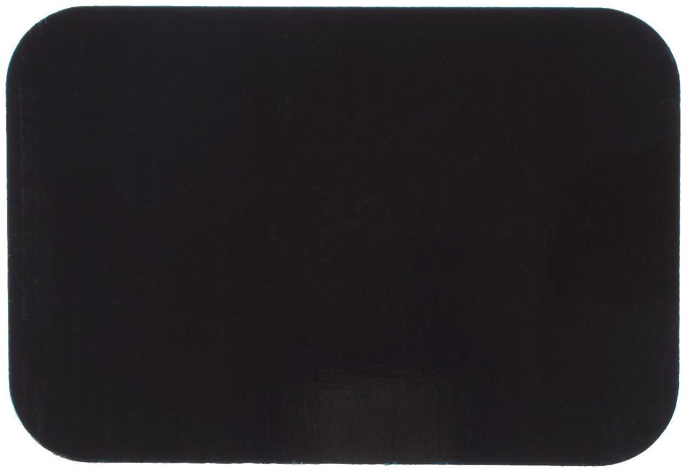 Пластина для магнитных держателей TORSO, 4.5×6.5 см, самоклеящаяся, черная