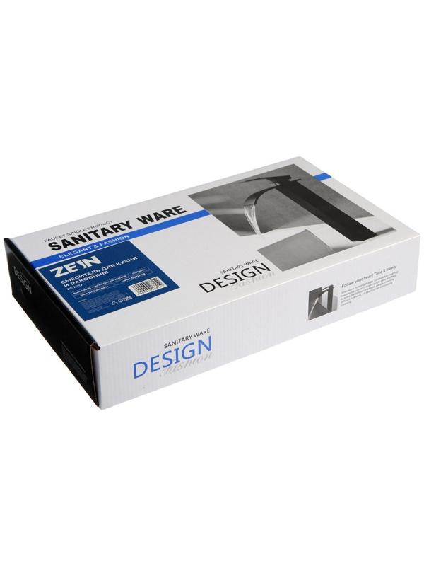 Смеситель для раковины ZEIN Ретро высокий каскадный излив, без подводки, латунь, цвет бронза