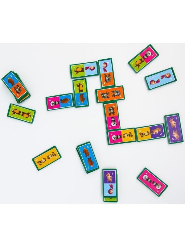 Домино «Маша и Медведь», 28 деталей