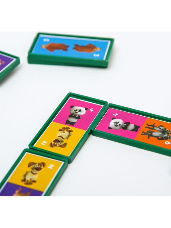 Домино «Маша и Медведь», 28 деталей