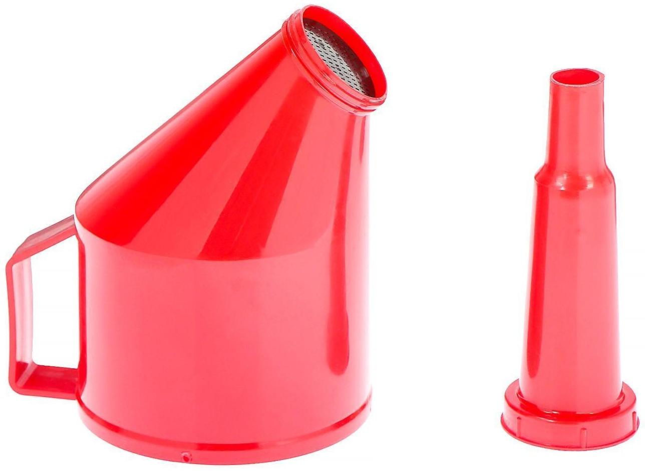 Воронка для ГСМ Топ Авто, с фильтром, разборная, d 11,5 см, h носика 13,2 см МИКС