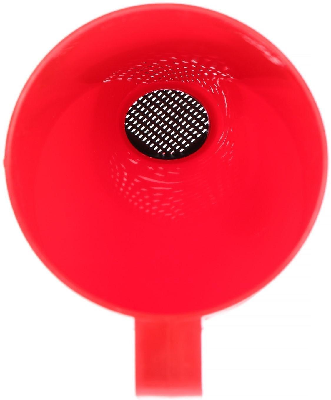 Воронка для ГСМ Топ Авто, с фильтром, разборная, d 11,5 см, h носика 13,2 см МИКС