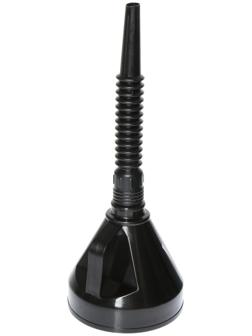 Воронка для ГСМ Топ Авто, с сеткой, разборная, гофра, d 13 см, h носика 12,5 см, черная