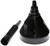 Воронка для ГСМ Топ Авто, с сеткой, разборная, гофра, d 13 см, h носика 12,5 см, черная
