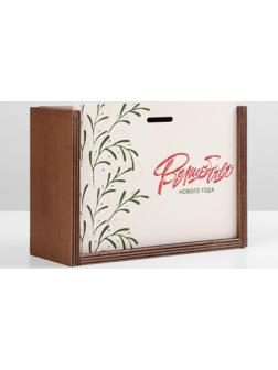 Ящик деревянный «Волшебство», 20 × 14 × 8 см