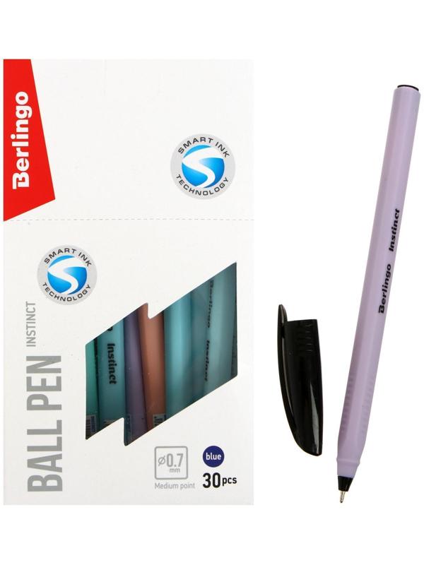 Ручка шариковая Berlingo Instinct, 0,7мм, синяя, корпус микс