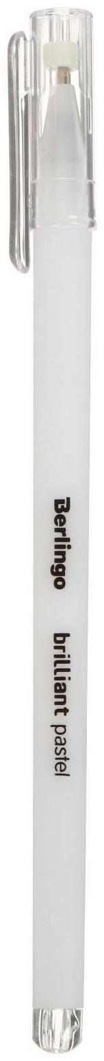 Ручка гелевая Berlingo Brilliant Pastel, 0,8 мм, пастель белая