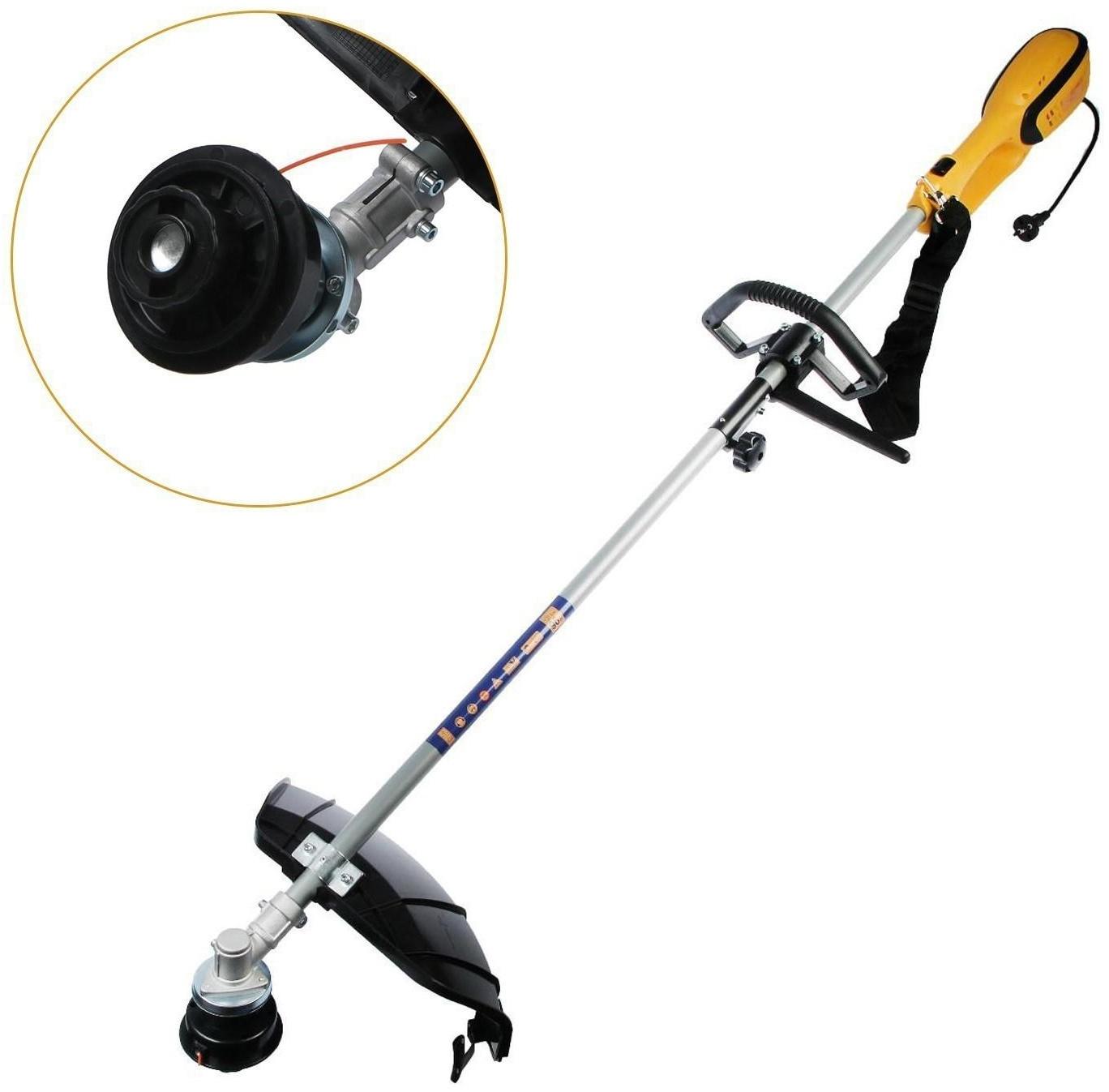 Электротриммер ТУНДРА, разборная штанга, катушка полуавтомат и диск, скос 400 мм, 1200 Вт