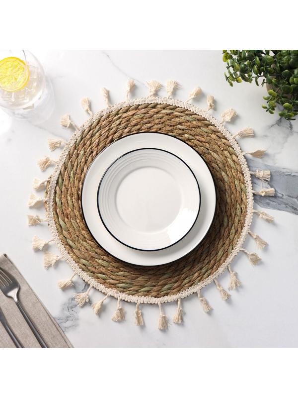 Салфетка сервировочная на стол Доляна «Фина», d=30 см