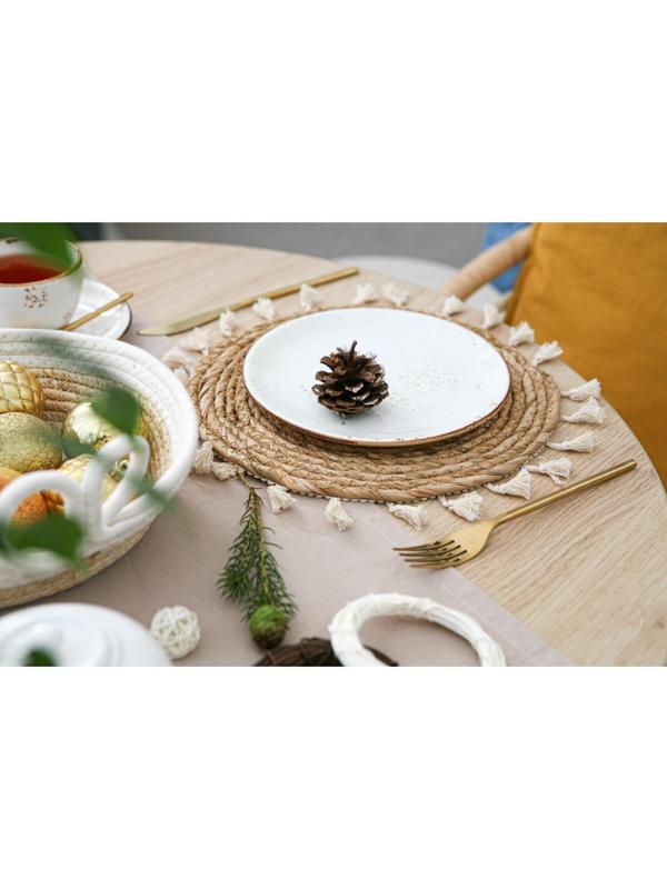 Салфетка сервировочная на стол Доляна «Фина», d=30 см