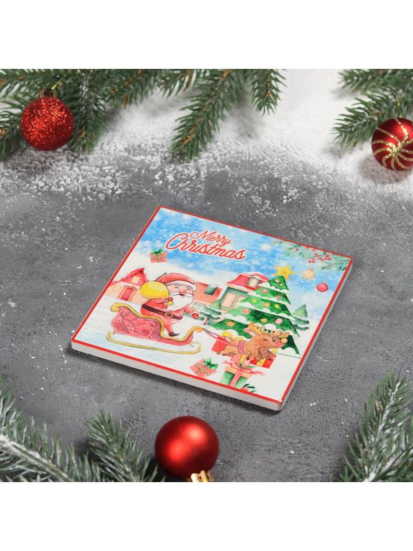 Подставка под горячее Доляна «Зимний праздник», 10,8×10,8 см