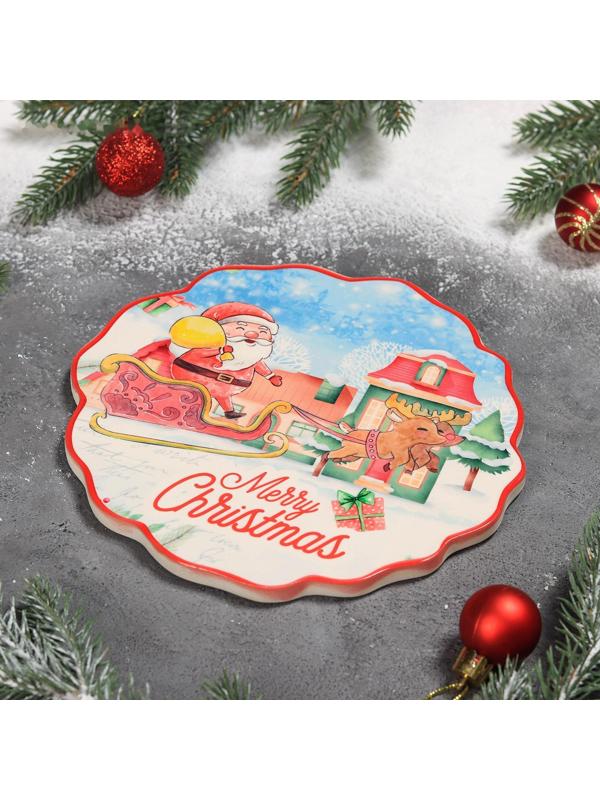 Подставка под горячее Доляна «Зимний праздник», 18×17,4 см