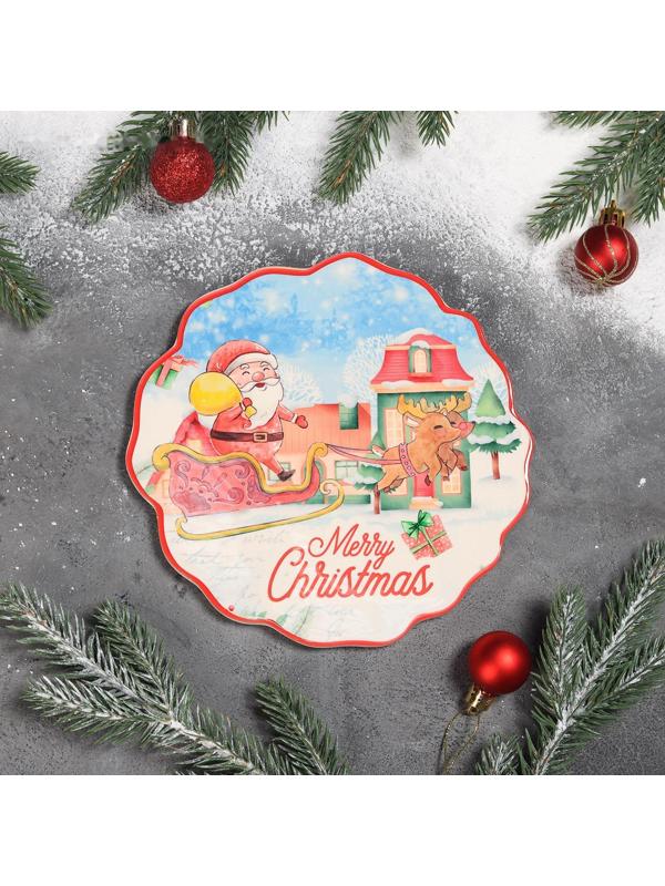 Подставка под горячее Доляна «Зимний праздник», 18×17,4 см