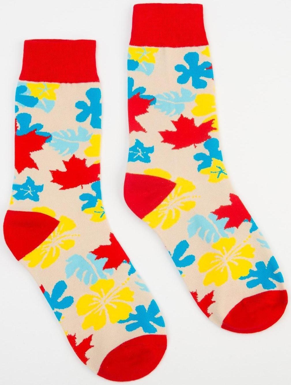 Носки MINAKU «Листья», размер 36-41 (23-27 см)