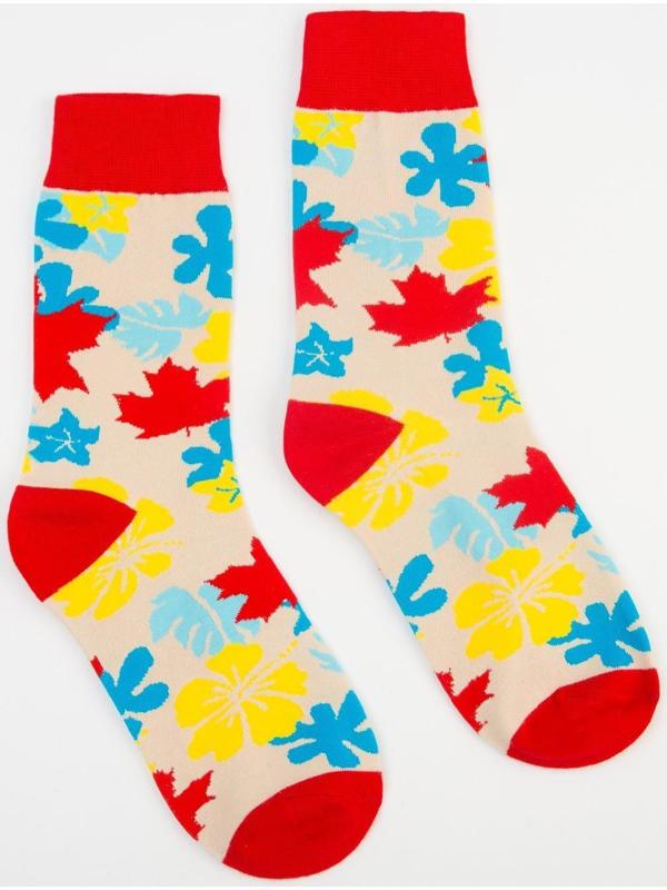 Носки MINAKU «Листья», размер 36-41 (23-27 см)