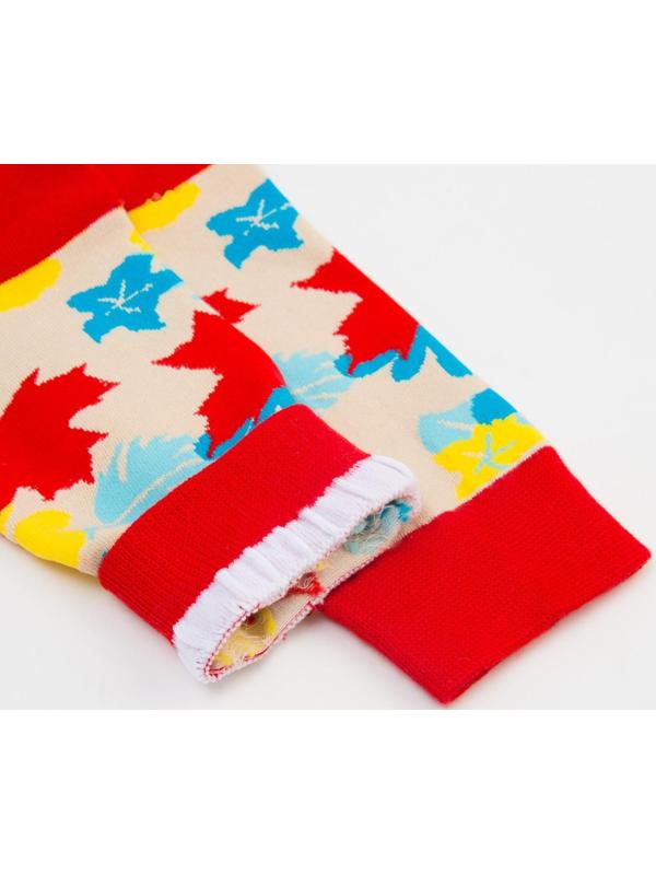 Носки MINAKU «Листья», размер 36-41 (23-27 см)