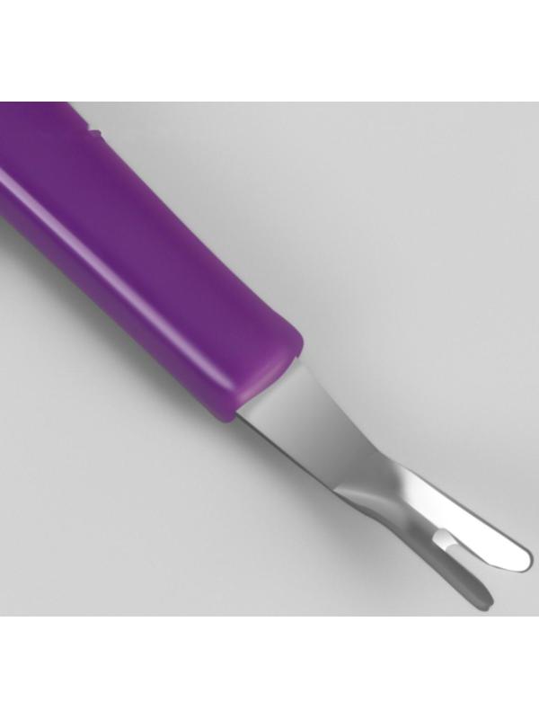 Триммер для кутикулы, с пилочкой, 10,5 см, цвет МИКС