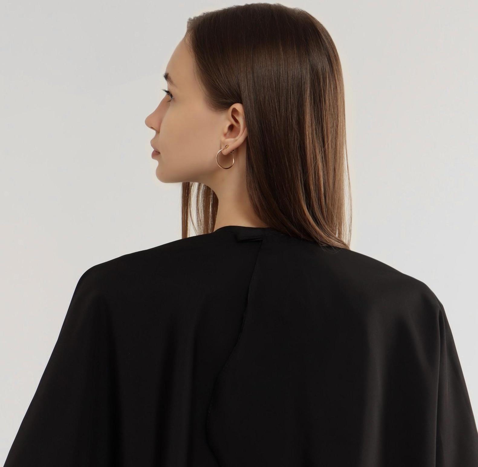 Пеньюар парикмахерский, цвет чёрный