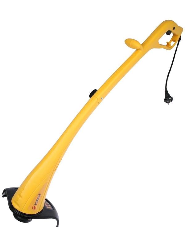 Электротриммер ТУНДРА, разборная штанга, катушка полуавтомат, скос 230 мм, 350 Вт