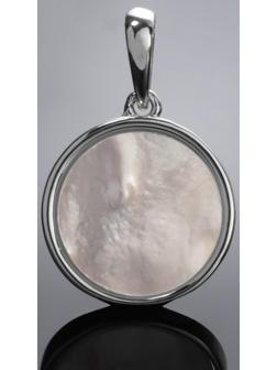 Подвеска родированная 