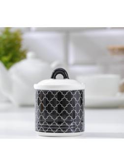 Сахарница Доляна «Марокко», 150 мл, цвет чёрный