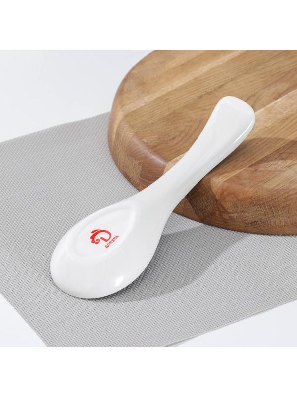 Подставка под ложку Доляна «Марокко», 22,3×7,1×2,7 см, цвет чёрный