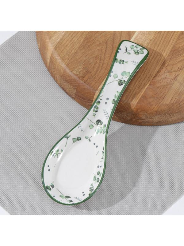 Подставка под ложку Доляна «Эвкалипт», 22,3×7,1×2,7 см