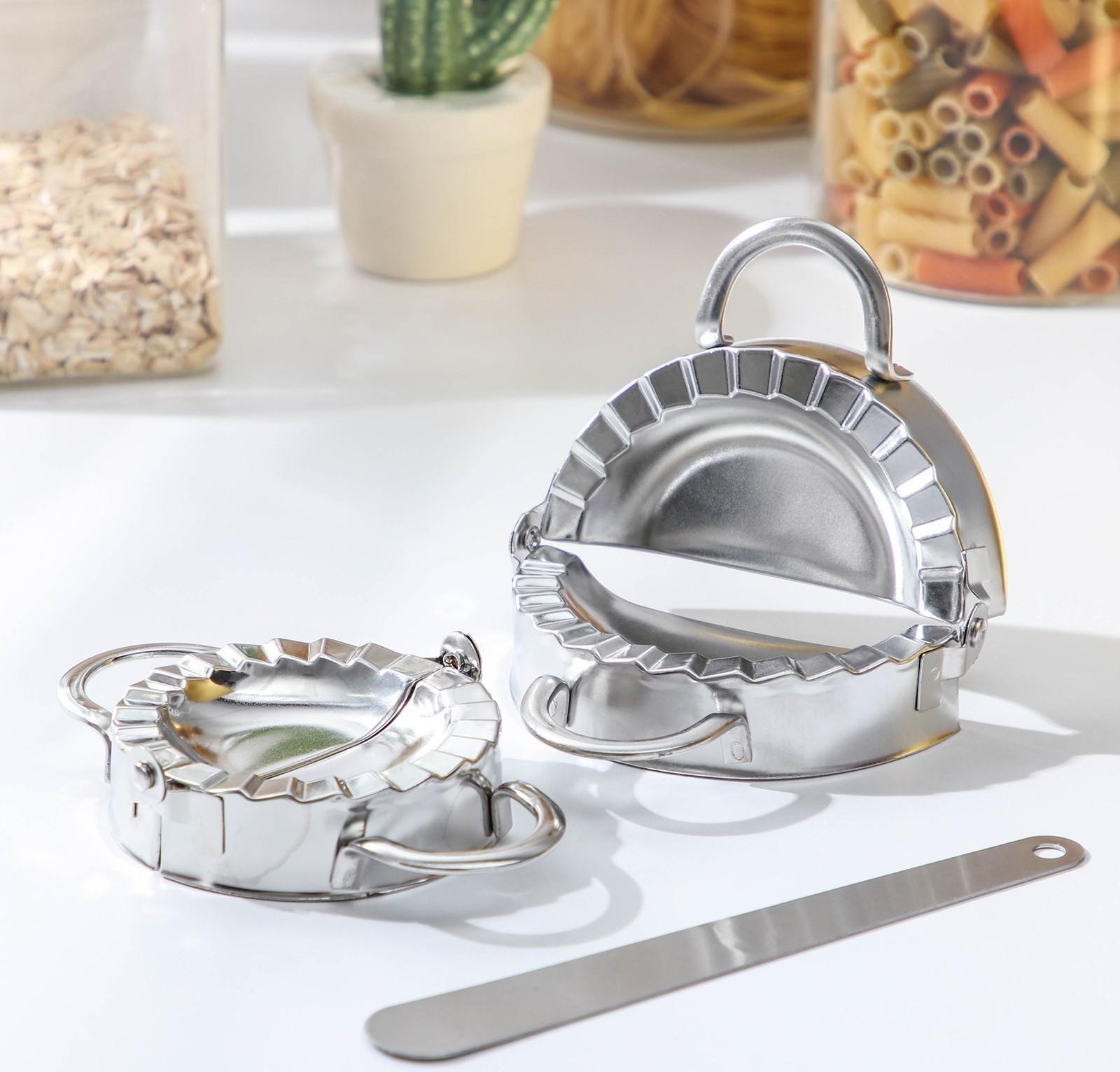 Набор для лепки пельменей «Сметаня», 6 предметов, нержавеющая сталь