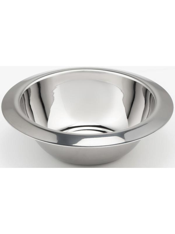 Мискa из нержавеющей стали, 600 мл, d=18 см, 201 мaркa стaли, толщинa 0,8 мм, внутренний диaметр 14 см