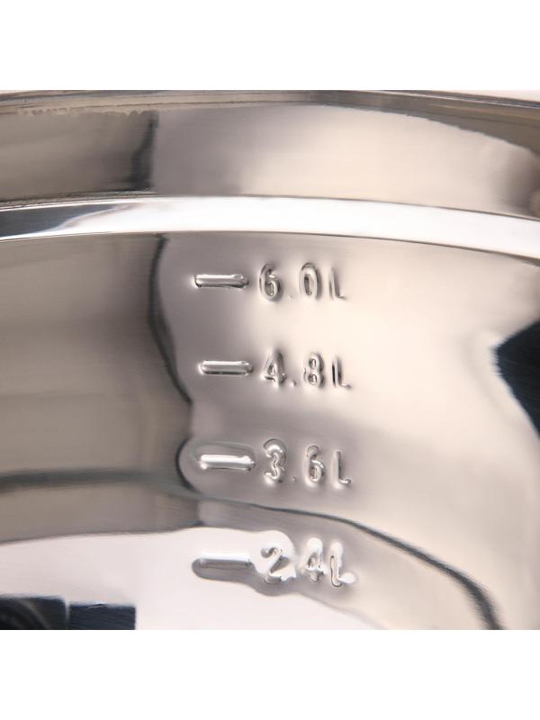 Набор мисок из нержавеющей стали с крышками, 8 шт: d=18 см, d=20 см, d=22 см, d=24 см, d=26 см, d=28 см, d=30 см, d=32 см